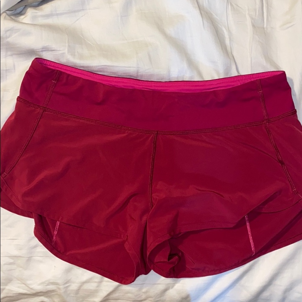 Lululemon speed shorts